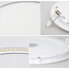 Hengda 5 x 3W LED Panel Lampe LED Einbauleuchten Ultraslim Farbwechsel 3 in 1 Dimmbar