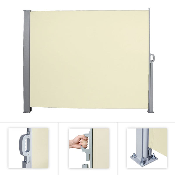 Online Shop Hengda Seitenmarkise 160x300cm Beige Sonnenschutz Sichtschutz – Hengda Online Shop