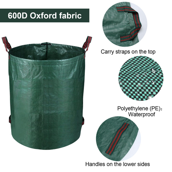 TerraGala Gartensack 15L - Pflanzsack Aus Recyceltem Kunststoff 30x30cm