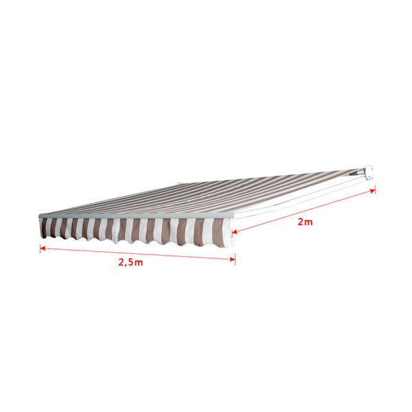 kassettenmarkise beige Halbe Kassettenmarkise 2.5 * 2M Beige – Hengda Online Shop