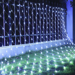 4.5 * 1.6M LED Lichternetz Lichterkette mit 300 LEDs Weihnachten mit Steuerbox Netz-ineinander greifen