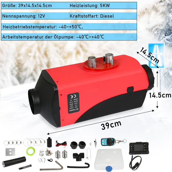 Hengda 5KW 12V Diesel Standheizung Luftheizung Heizung Auto Air Heater –  Hengda Online Shop