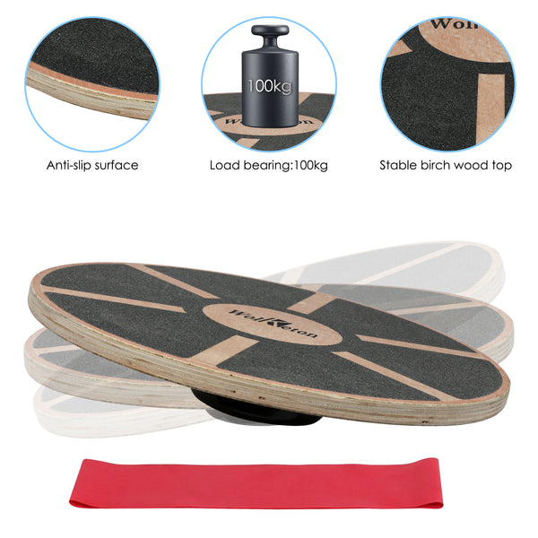 Balance Board Wackelbrett - Gleichgewichtstrainer Für Erwachsene & Kinder