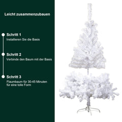 Hengda Weihnachtsbaum 120-210cm Baum Christbaum PVC Tannenbaum Tanne Baum künstlicher