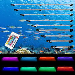 Hengda LED Aquarium Lampe Leuchten Mollusken Beleuchtung RGB Aquariumleuchte