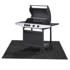 Hengda Grillteppich Grillschutzmatte Bodenmatte Grill Grillunterlage Bodenschutzmatte Grillmatte BBQ Bodenschutzmatte