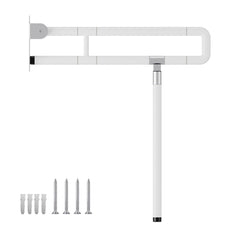 Hengda Wandstützgriff Toilette, Klappgriff Haltegriff Dusche, Rutschfeste WC Aufstehhilfe Sicherheitsgriff