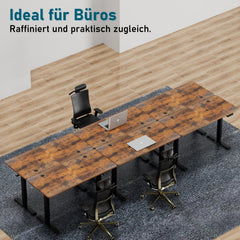 Hengda Schreibtisch, Elektrischer Höhenverstellbarer Tischgestell 3 Memory-Steuerung, Mit Tischplatte, Standing Desk