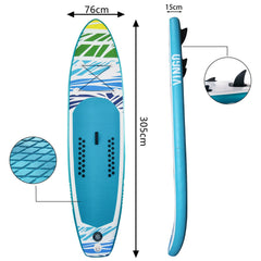 Hengda Surfboard Set SUP Board Kajak-Sitz Stand Up Paddle Fortgeschrittene 305-330cm