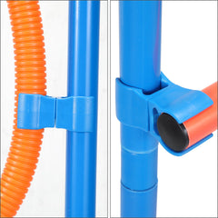 Hengda Agility Set Hunde groß, 5-teiliges Set Hundetraining zubehör Agility Hürde, Slalom, Agility Hürde, Sprungring & Hundetunnel