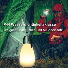 Hengda led tragbares rundes nachtlicht tragbare straßenlaterne gartendekoration