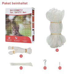Hengda Katzennetz, Katzenschutznetz, Fensterschutzgitter, Balkonnetz, 3x8m