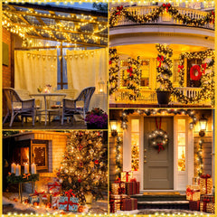 hengda Solar Lichterkette mit Fernbedienung 30m-100m