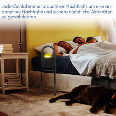 Hengda Aufstehhilfe Bett, Aufstehhilfe Bett Senioren, mit Sensorlich, Aufstehhilfen mit Lagerung Tasche, Aufstehhilfe Höhenverstellbarer, Haltegriffe für Senioren