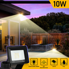 Hengda LED Strahler Außen Dimmbar, LED Fluter 3000K/4000K/6500K, IP66 Wasserdicht Scheinwerfer (kein Stecker)