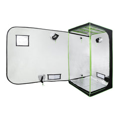 Hengda Grow Zelt, Growschrank für Homegrow, Indoor Anbauzelt, Lichtdicht und Wasserdicht Pflanzzelt, Zuchtzelt