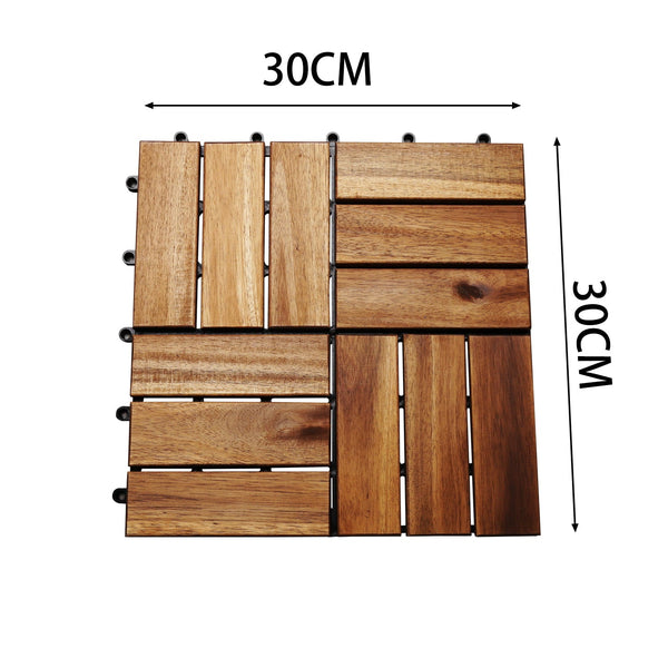 Hengda DIY-Holzböden für den Garten Terrassendielen Balkon dekorative Bodenbeläge