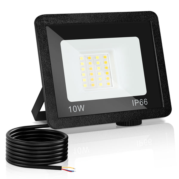 Hengda LED Strahler Außen Dimmbar, LED Fluter 3000K/4000K/6500K, IP66 Wasserdicht Scheinwerfer (kein Stecker)