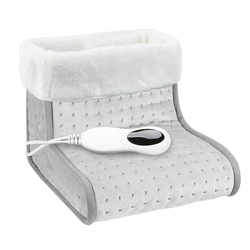 Hengda Fußwärmer, Waschbarem, mit 10 Temperaturstufen, 45/90/120 Minuten Timer, Elektrische Fußheizung geeignet bis Schuhgröße 46
