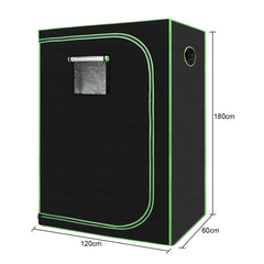 Hengda Grow Zelt, Growschrank für Homegrow, Indoor Anbauzelt, Lichtdicht und Wasserdicht Pflanzzelt, Zuchtzelt
