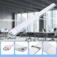 Hengda LED Feuchtraumleuchte 18W/36W/48W, IP65 Wasserfest Led Röhre Werkstattlampe 4000K Neutralweiß, Wannenleuchte