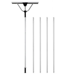 Hengda Photovoltaik Schneeschieber, Aluminium Schneeschaufel, Dachräumer, 196-636cm