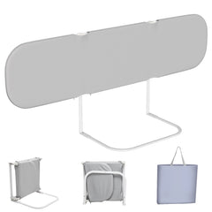 Hengda Bettgitter Rausfallschutz Klappbar, 120/150/180cm, Höhenverstellbar, Bettschutzgitter, Tragbar Kinderbettgitter