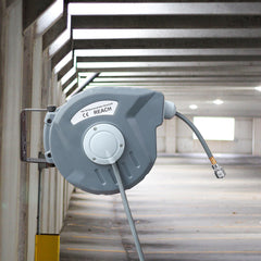 Hengda Schlauchaufroller Automatik Trommel Wasserschlauch Druckluftschlauch 10/20/30m Druckluftschlauch Aufroller Schlauchtrommel Wasser