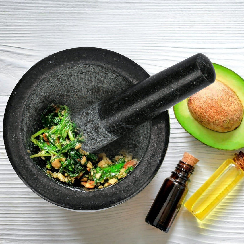 Granit Stampfwerkzeug Küchenutensilien Gewürzsauce Reacher