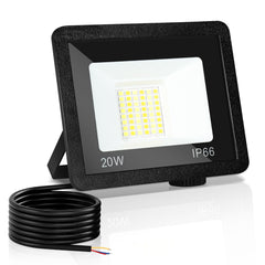 Hengda LED Strahler Außen Dimmbar, LED Fluter 3000K/4000K/6500K, IP66 Wasserdicht Scheinwerfer (kein Stecker)