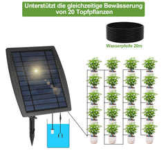 Hengda Solar Bewässerungssystem Pflanzenbewässerung Automatisch 20 Tropfer