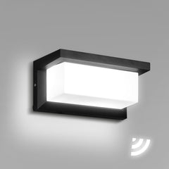 Hengda LED Wandleuchte 18W LED Wandlampe Sensor Wandleuchte IP65 Außenleuchte mit Bewegungsmelder