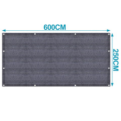 Hengda Vorzeltteppich Outdoor Camping Teppich Zeltteppich HDPE Zeltunterlage Campingteppich Campingmatte Grau Blau