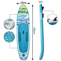 Hengda Surfboard Set SUP Board Kajak-Sitz Stand Up Paddle Fortgeschrittene 305-330cm