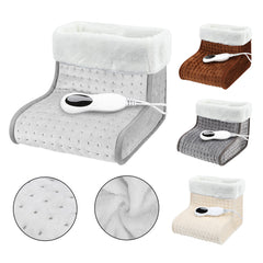 Hengda Fußwärmer, Waschbarem, mit 10 Temperaturstufen, 45/90/120 Minuten Timer, Elektrische Fußheizung geeignet bis Schuhgröße 46