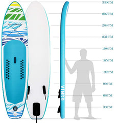 Hengda Surfboard Set SUP Board Kajak-Sitz Stand Up Paddle Fortgeschrittene 305-330cm