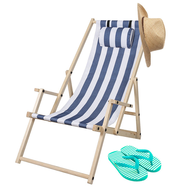 Hengda Klappstühle für drinnen und draußen Strandstühle aus Segeltuch