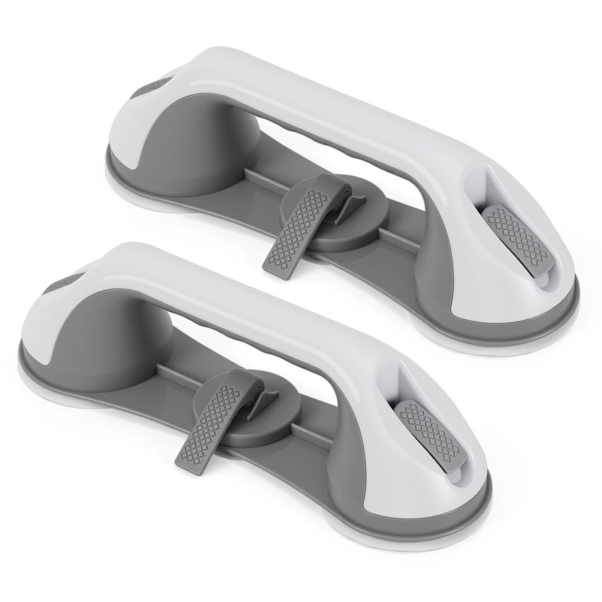 Hengda 2PC Badewannengriff MAX 110 KG, 28CM Haltegriff Dusche mit Saugnapf, Abnehmbare Duschgriff, ohne Bohren