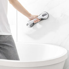 Hengda 2PC Badewannengriff MAX 110 KG, 28CM Haltegriff Dusche mit Saugnapf, Abnehmbare Duschgriff, ohne Bohren