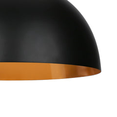 Hengda 2x Retro Pendelleuchte, Vintage Industrielle LED Hängelampe für max 60W, Ø 30cm (Ohne Leuchtmitte)