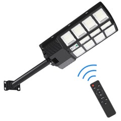 Hengda 300W/400W Straßenlampe Solar Straßenlaternen mit Fernbedienung Strassenlaterne LED Außen Wasserdichtes Solar Flutlichter 6500k Kaltesweiß IP67 Wasserdicht Solarlampen Outdoor Hof Garage [Energieklasse F]