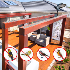Hengda 3m Edelstahl Taubenabwehr Vogelabwehrspikes, Vogelschutz für Dächer und Balkone.