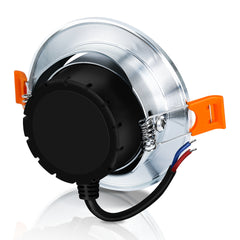 Hengda 3W LED Einbaustrahler, Warmweiß/Kaltweiß Einbau-Spots Schwenkbar, 230V Flach Einbauleuchten, Deckenspots, Deckenstrahler