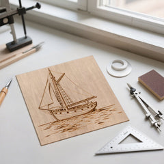 Hengda Sperrholzplatte, Walnuss Sperrholz, 3mm, holzplatte, für Laser Gravur, Malerei DIY