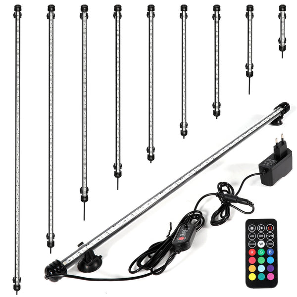Hengda LED Aquarium Beleuchtung18cm-112cm Aquarium Lampe RGB Aquariumleuchte