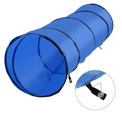 Hengda Agility Set Hunde groß, 5-teiliges Set Hundetraining zubehör Agility Hürde, Slalom, Agility Hürde, Sprungring & Hundetunnel