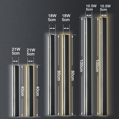 Hengda Wandlampe LED Wandleuchte Modern Wandleuchten Innen Außen Wasserdicht Ip65 Aluminium Acryl