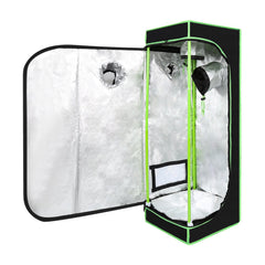 Hengda Grow Zelt, Growschrank für Homegrow, Indoor Anbauzelt, Lichtdicht und Wasserdicht Pflanzzelt, Zuchtzelt