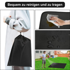 Hengda Grillmatten, Grillmatte Grillmatten für Gasgrill, Grillschutzmatte für Holzkohle, Extra Große Outdoor BBQ Matte, Bodenmatte Grill Matten für Gasgrill