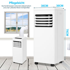 Hengda 7000 BTU R290 Klimagerät Luftentfeuchter Eco Silent Mobile Klimaanlage Aircooler